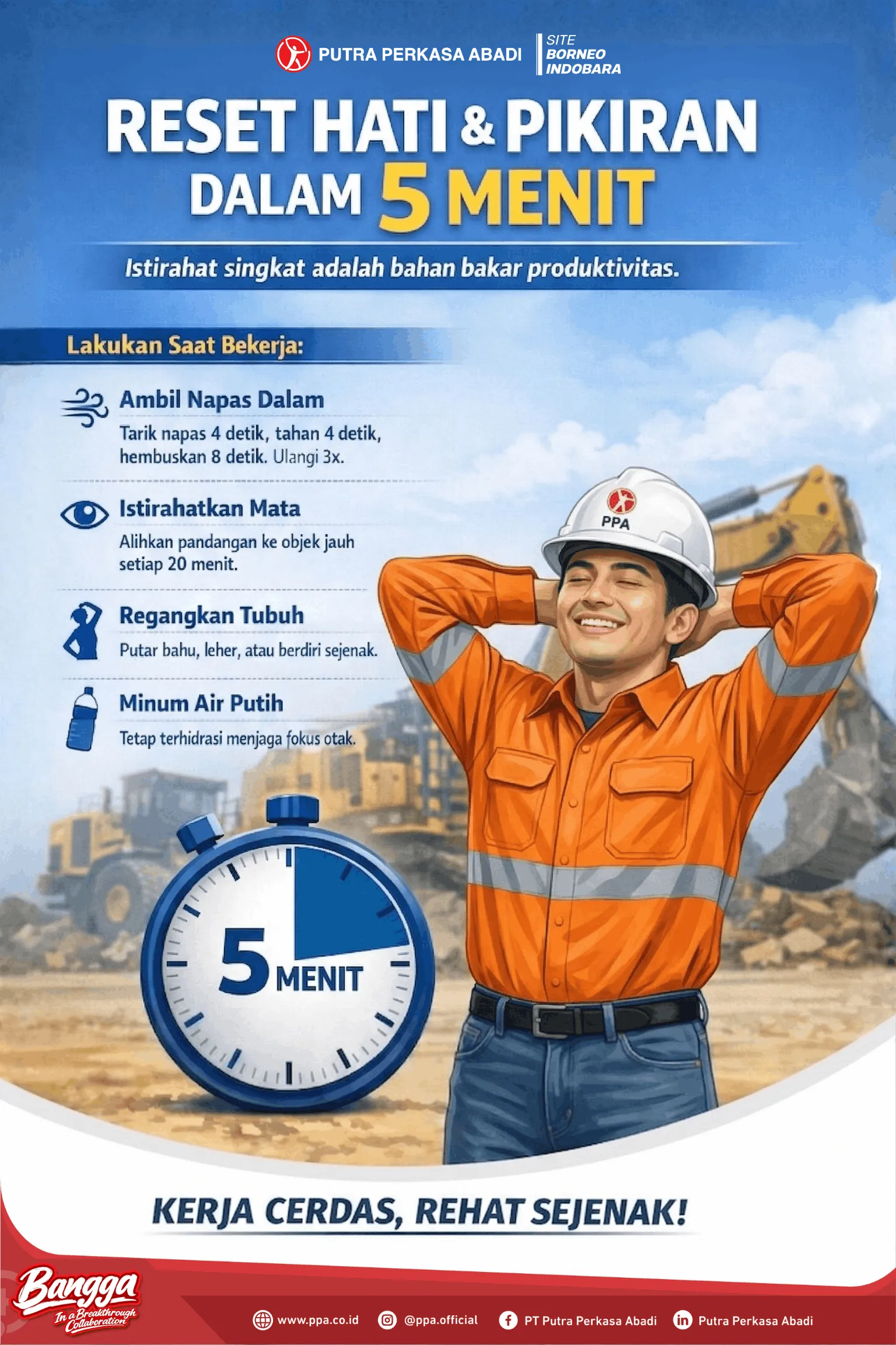 Reset Hati dan Pikiran dalam 5 Menit, Tingkatkan Fokus dan Produktivitas Kerja